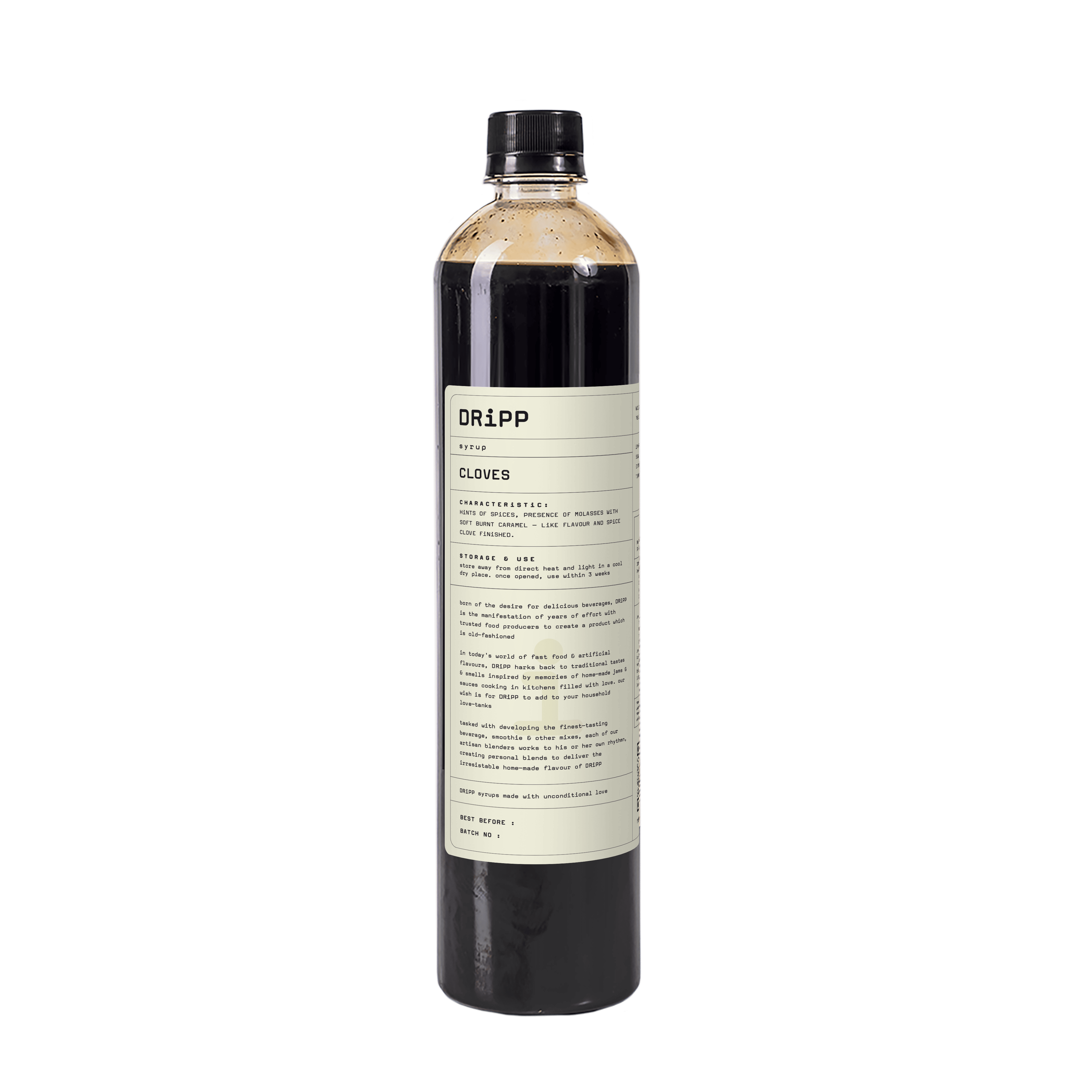 DR Syrp 760ml-Clove | DRiPP Syrup