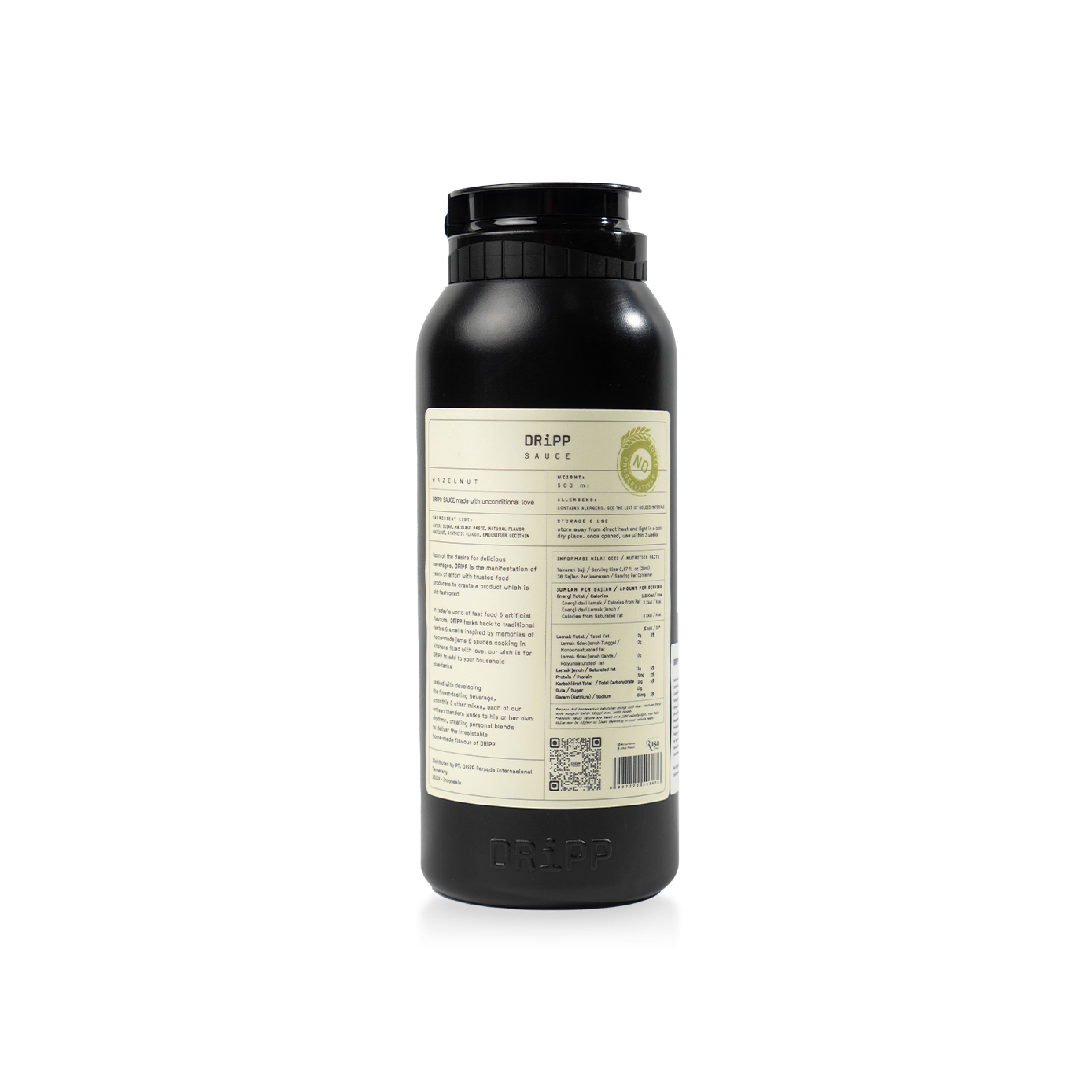 DR Sauc 500ml-Hazelnut | DRiPP Sauce