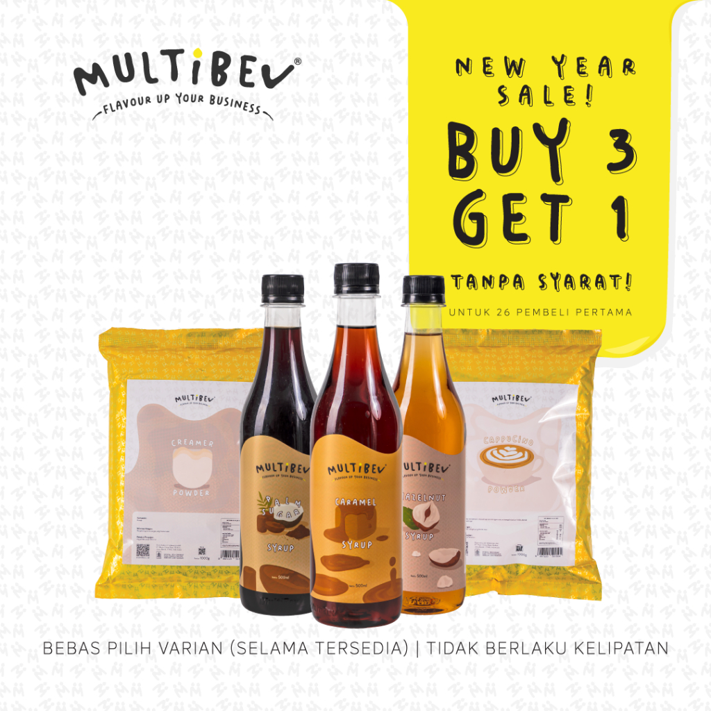 Multibev Buy 3 GET 1 Full Size Random Rasa