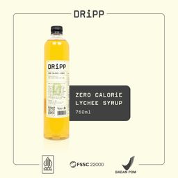 DRiPP Zero Calorie Lychee Syrup - Sirup Rasa Zero Calorie Lychee Untuk Minuman Kekinian Kafe/Bisnis/Rumahan
