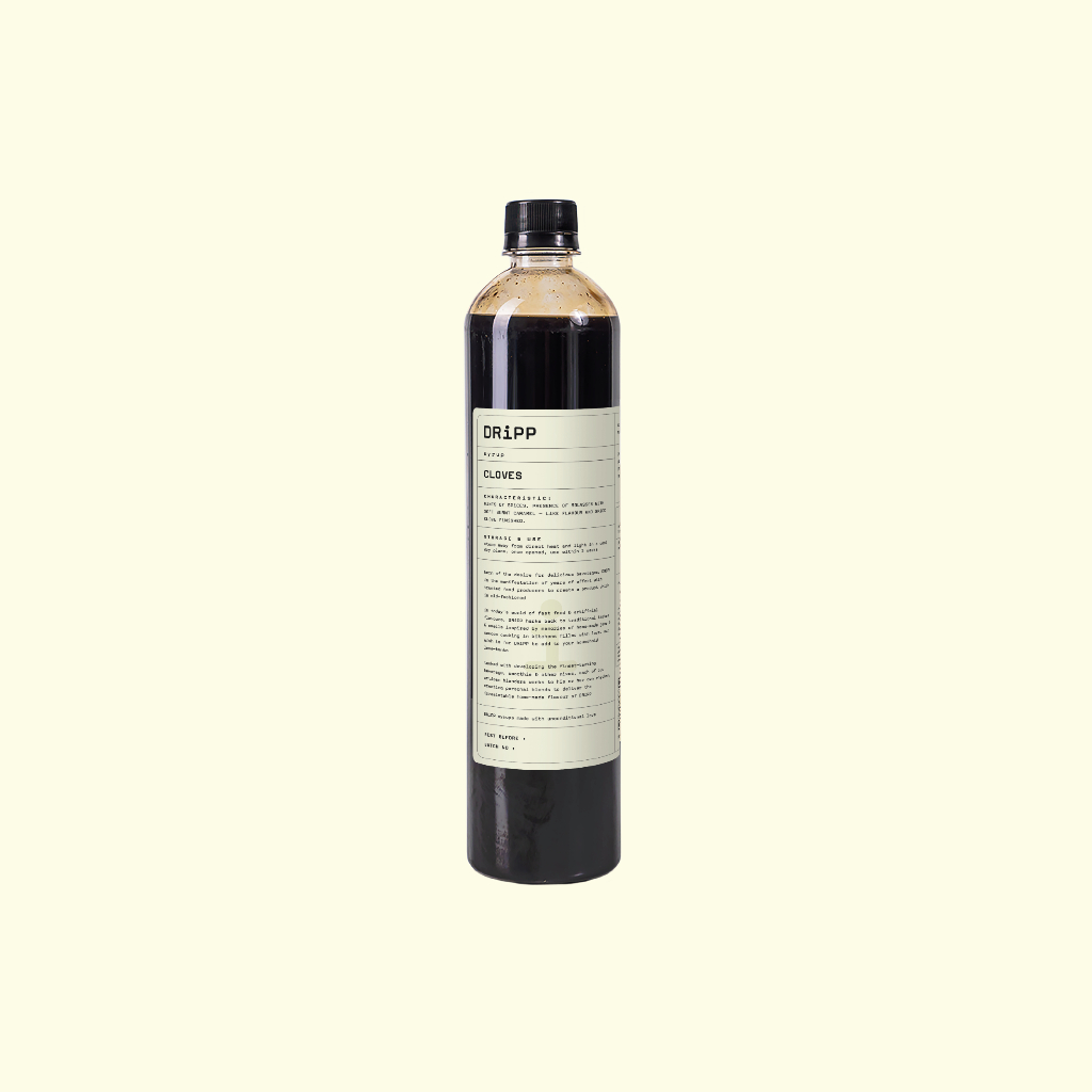 DRiPP Clove Syrup - Perasa Minuman Berbentuk Sirup Clove Untuk HORECA
