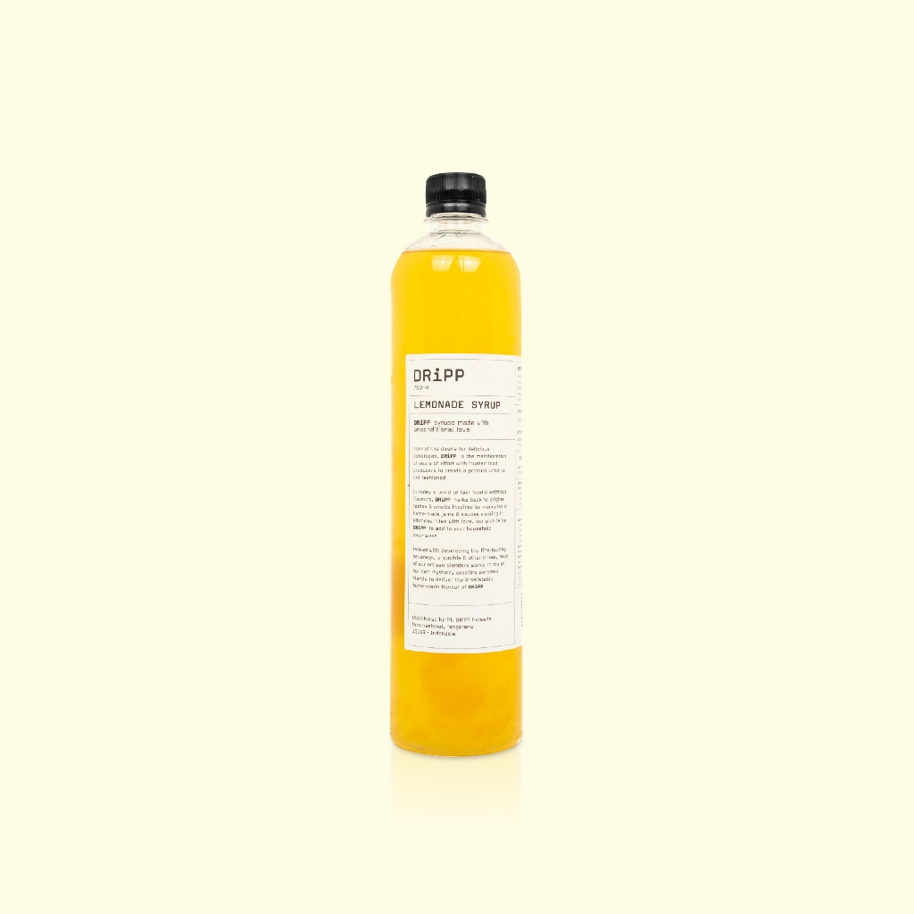 DRiPP Lemonade Syrup - Perasa Minuman Berbentuk Sirup Lemon Untuk Kafe dan Restoran