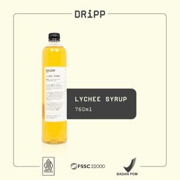 DRiPP Lychee Syrup - Perasa Minuman Berbentuk Sirup Leci Untuk HORECA