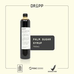 DRiPP Palm Sugar Syrup - Perasa Minuman Berbentuk Sirup Palm Sugar (Sirup Gula Aren) Untuk HORECA