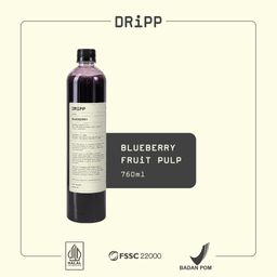 DRiPP Blueberry Pulp - (Sirup Bubur Buah Rasa Blueberry) Untuk Minuman Restoran dan Kafe