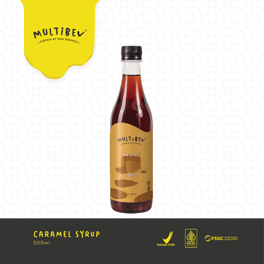 Multibev Sirup Rasa Caramel, Sirup Halal Minuman Kekinian ala Kafe