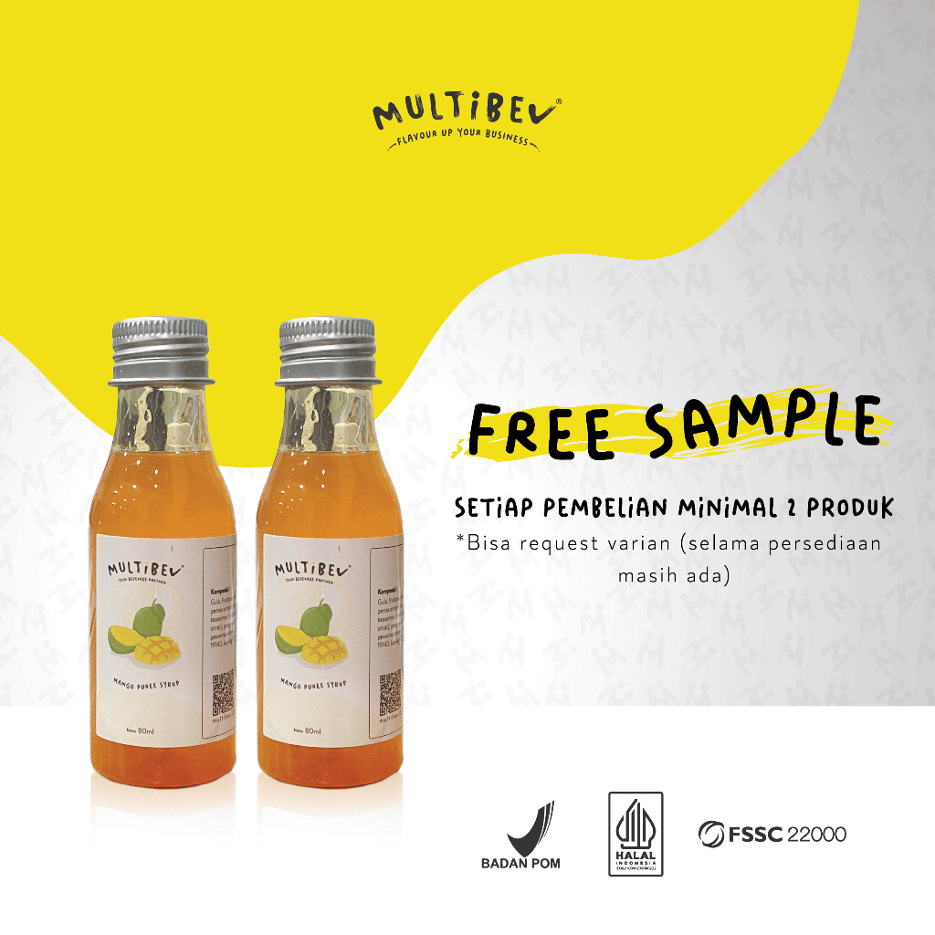 Multibev Bubuk Lemongrass, Sirup/Bubuk Halal Minuman Kekinian ala Kafe dan Restoran
