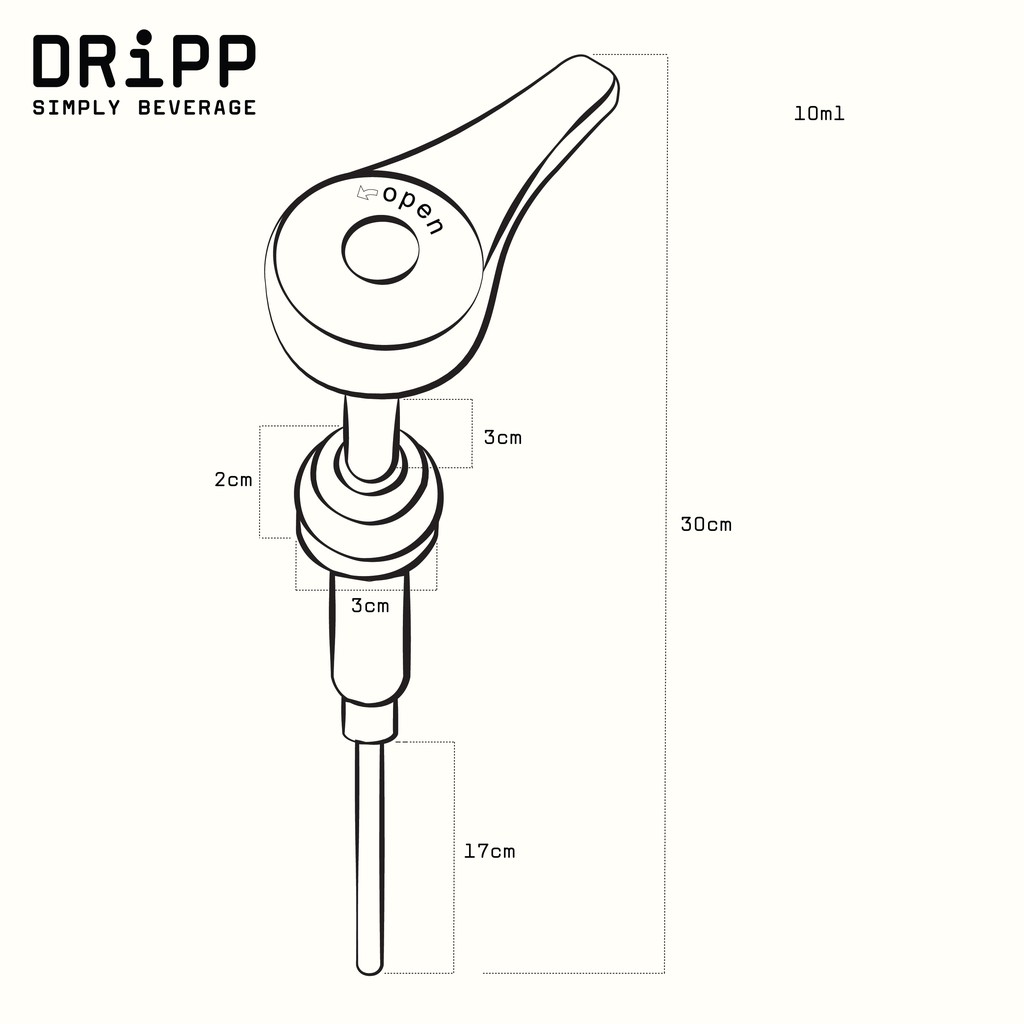 DRiPP Simply Pump - Pompa Botol Sirup